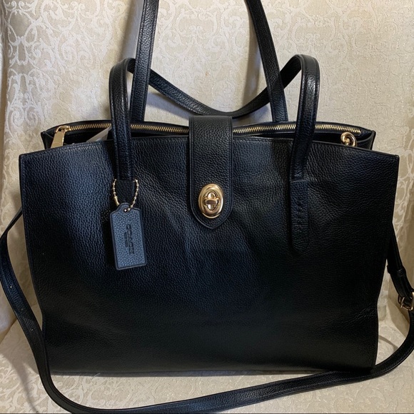 coach turnlock charlie carryall